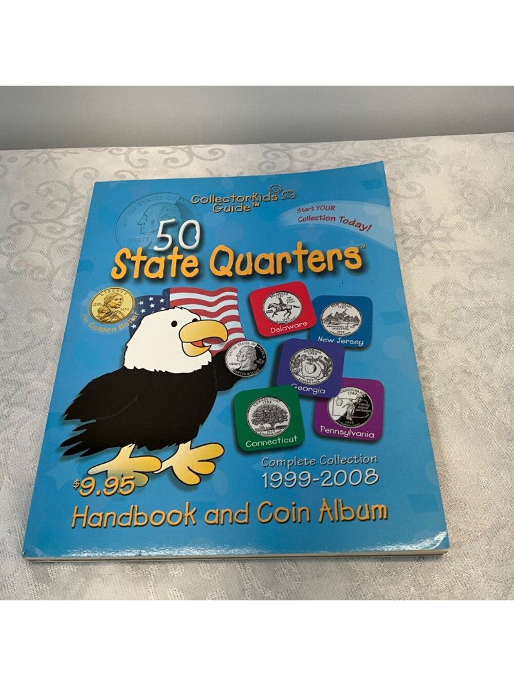 50 State Quarters Handbook & Coin Album 1999-2008 Collector Kids Guide Education
